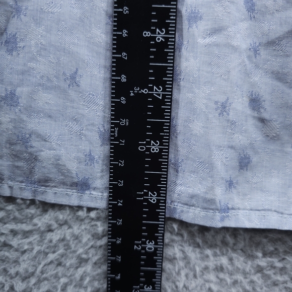 Robert Graham Collections Mens L Long Sleeve Flip Cuff Button Up Cotton Shirt - Picture 10 of 12